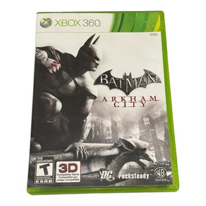 Batman Arkham City Xbox 360 Complete CIB Action Adventure Game Tested Works T